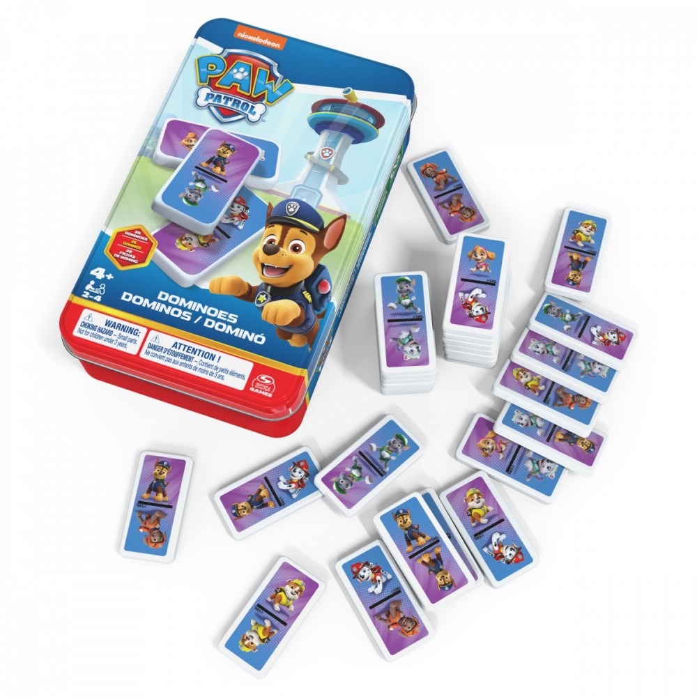 Vaikiškas domino paw patrol