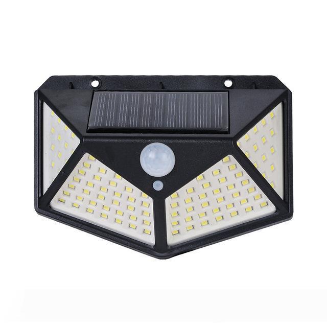 100 led saulės lempos su sutemos judesio jutikliu