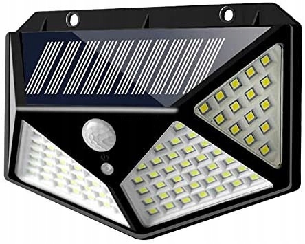 100 led saulės lempos su sutemos judesio jutikliu