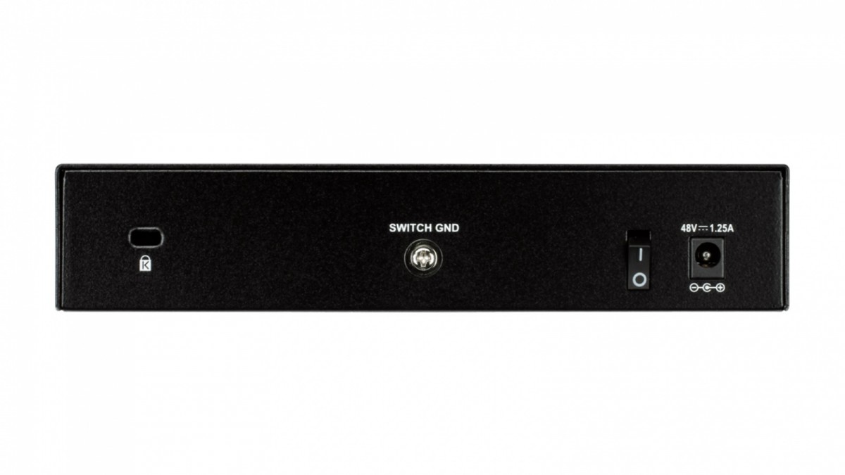 Switch d-link 8x10 / 100 / 1000mbps rj45, 4xpoe, 52w