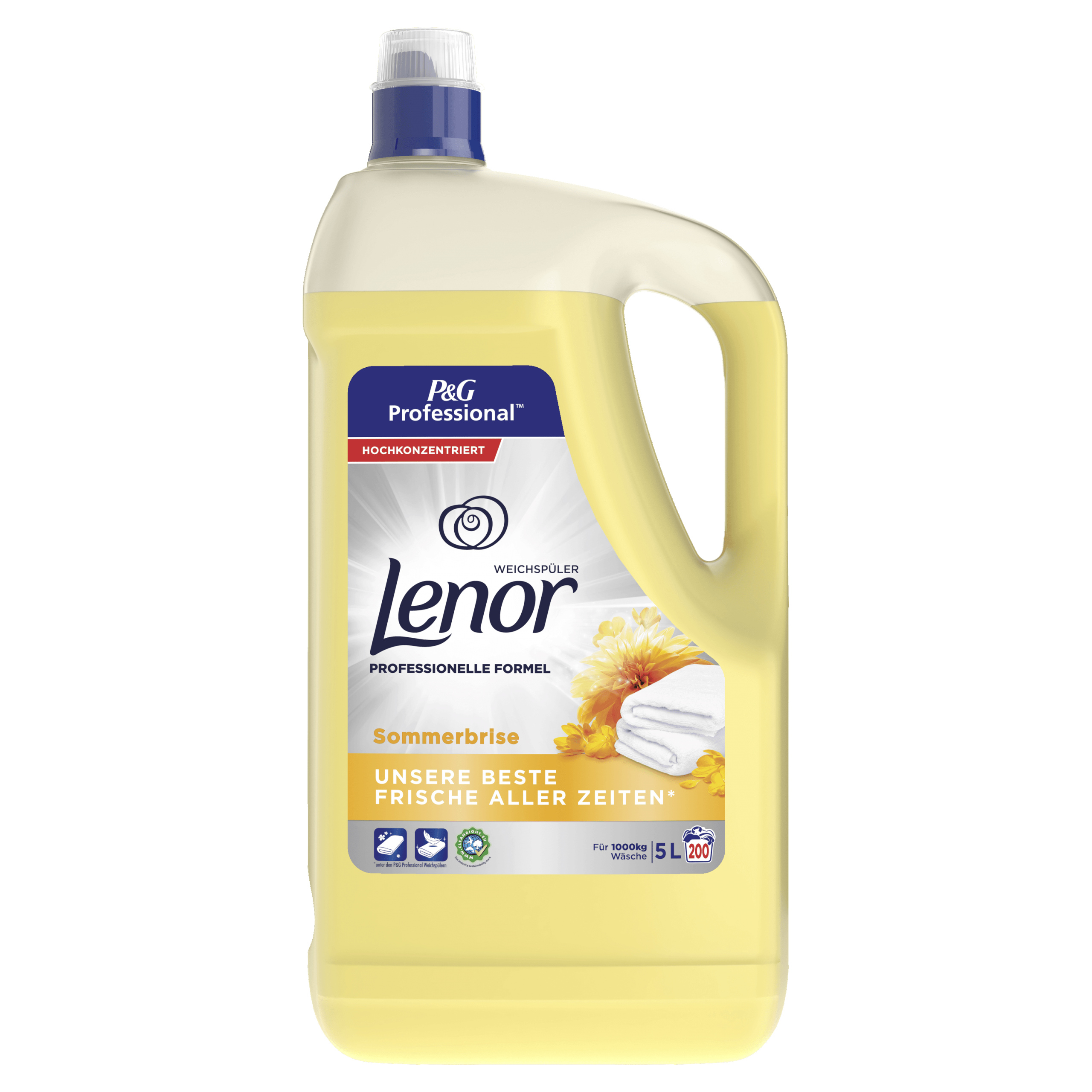 Lenor audinių minkštiklis Summer Breeze, 5 L