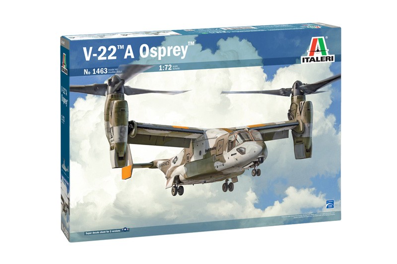 Italeri - v-22 a osprey, 1/72, 1463