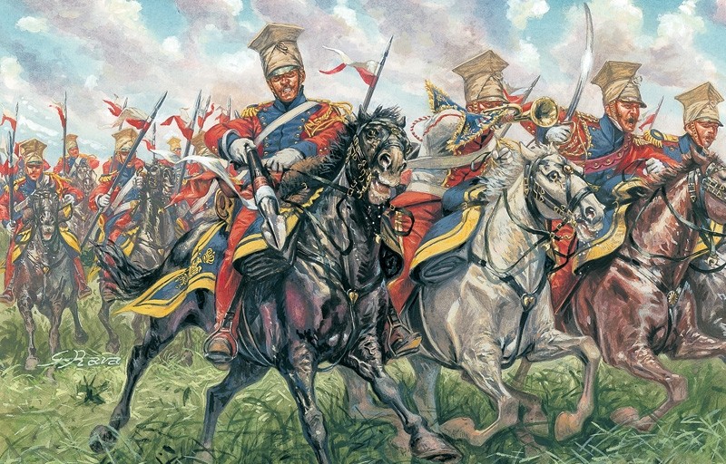 Sudedamas Figūrėlių Rinkinys Italeri Lenkijos-Olandų Lancers.