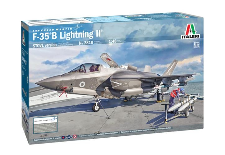 Italeri - lockheed martin f-35b lightning ii stovl version, 1/48, 2810