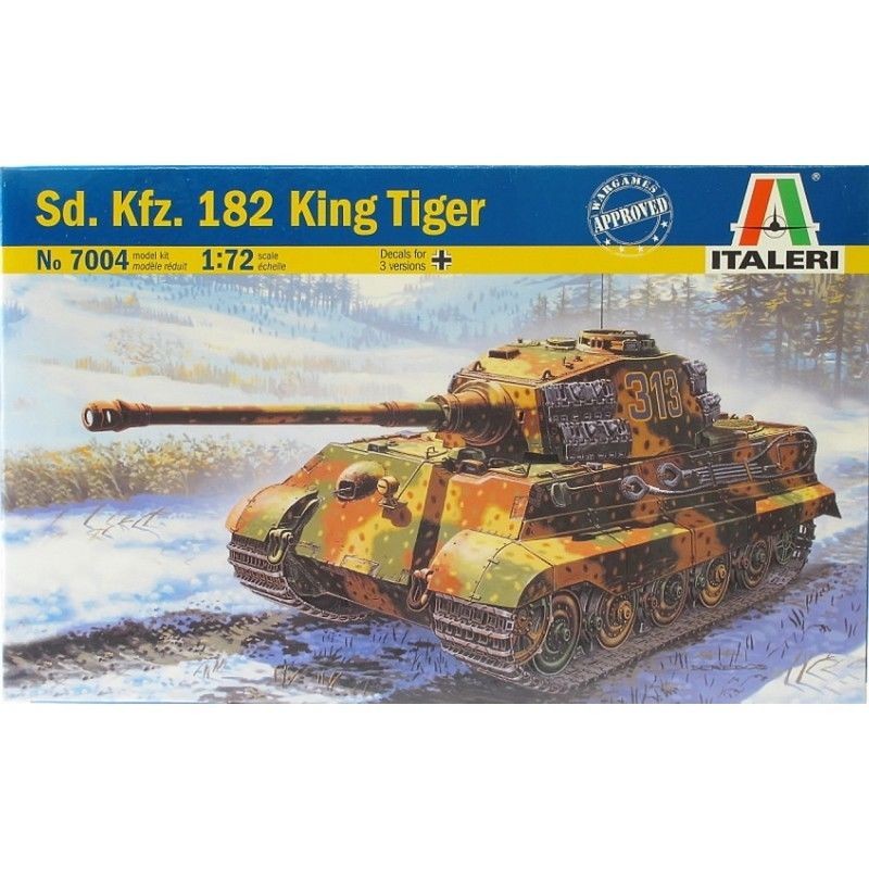 Italeri - sd.kfz. 182 king tiger, 1/72, 7004