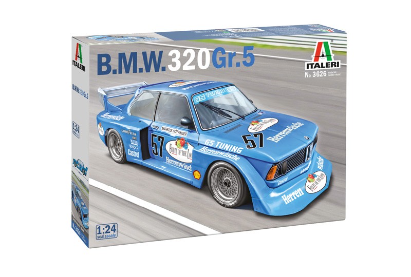 Italeri - b.m.w. 320 group 5, 1/24, 3626