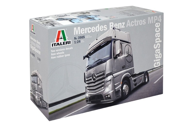 Italeri - mercedes benz actros mp4 gigaspace, 1/24, 3905
