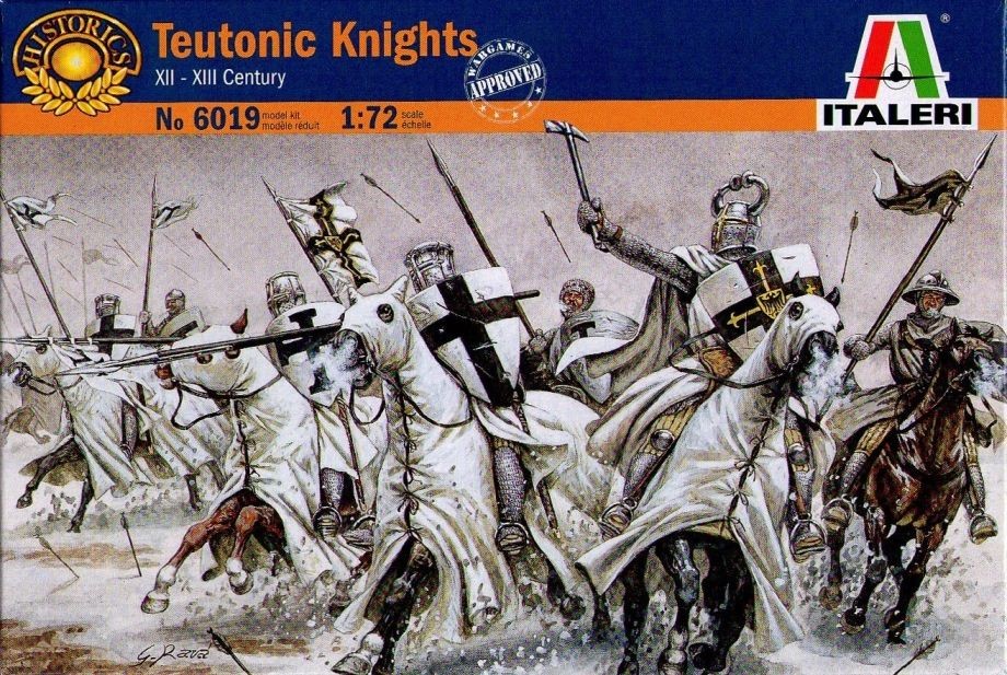 Sudedamų figūrėlių rinkinys italeri kryžiuočių riteriai xiii