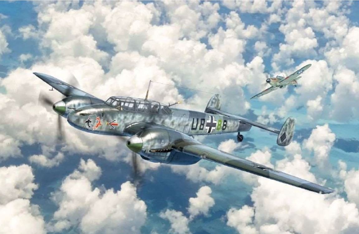 Italeri - messerschmitt bf 110 c zerstörer, 1/72, 0049
