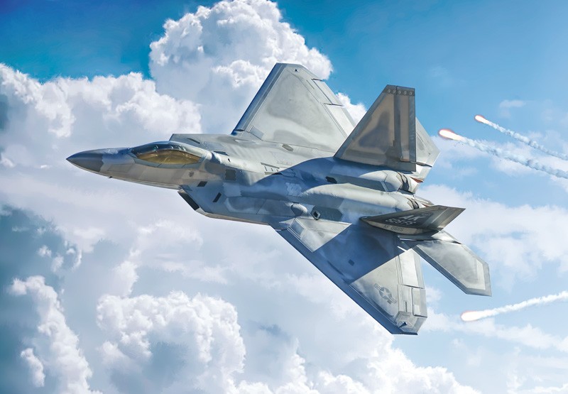 Italeri - f-22 raptor, 1/48, 2822