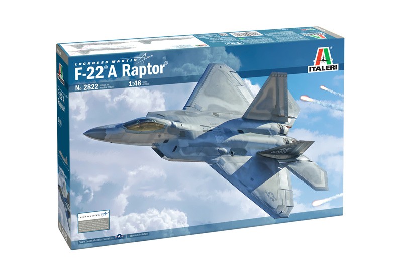 Italeri - f-22 raptor, 1/48, 2822