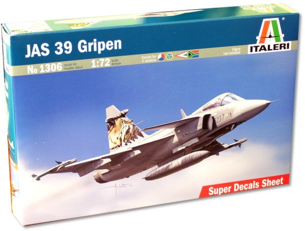 Italeri - saab jas 39 gripen, 1/72, 1306