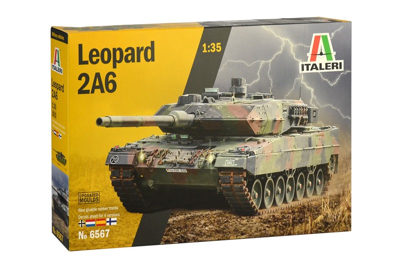 Italeri - Leopard 2A6, 1/35, 6567