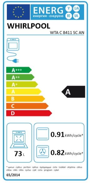 Orkaitė whirlpool wta c 8411 sc an