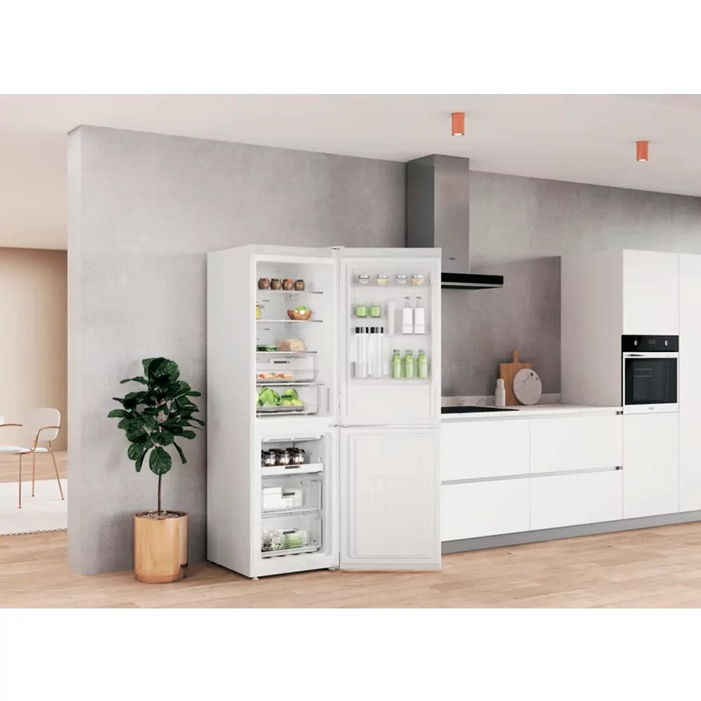 Laisvai pastatomas, šaldytuvas su šaldikliu apačioje whirlpool w7x 82o w, automatinis atitirpinimas