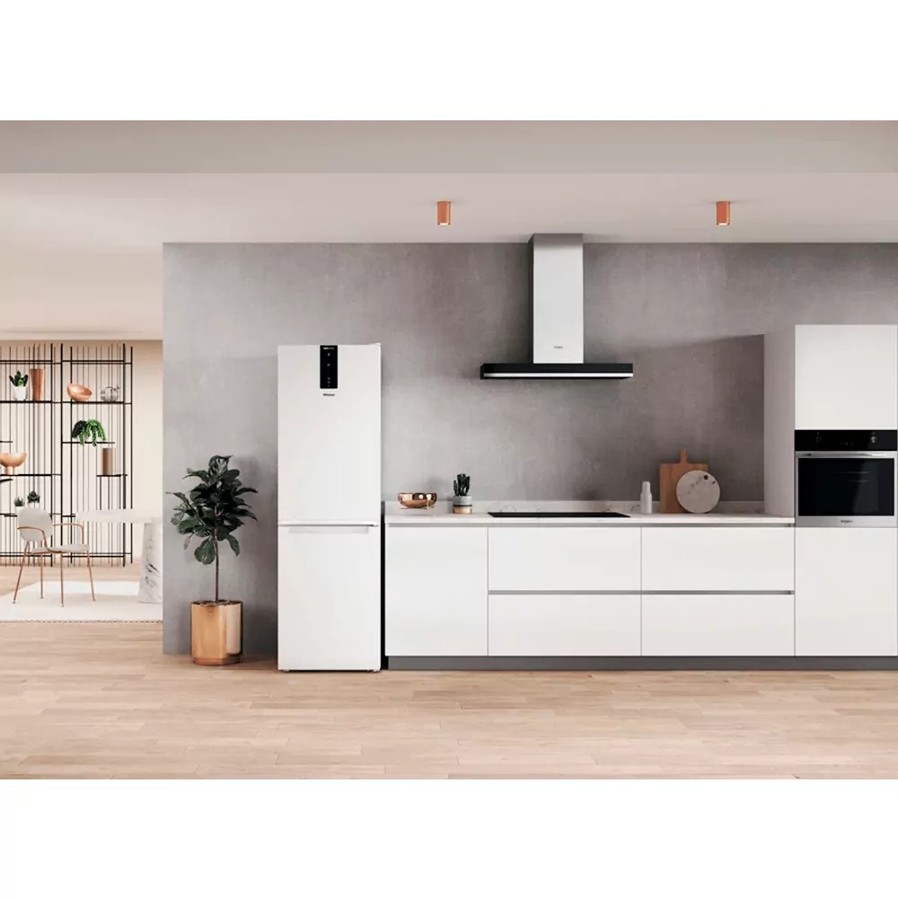 Laisvai pastatomas, šaldytuvas su šaldikliu apačioje whirlpool w7x 82o w, automatinis atitirpinimas