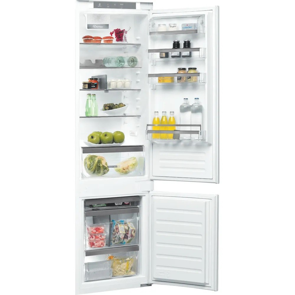 Įmontuojamas, šaldytuvas su šaldikliu apačioje, įmontuojamas šaldytuvas whirlpool art9811sf2, automatinis atitirpinimas