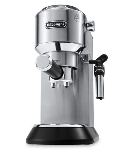 Pusiau automatinis kavos aparatas delonghi dedica style ec 685.m, su rankiniu pieno plakimu