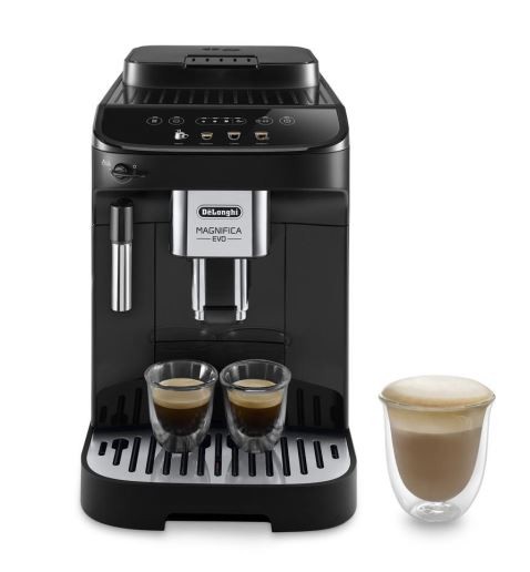 Automatinis kavos aparatas delonghi magnifica evo ecam290.22.b, su rankiniu pieno plakimu