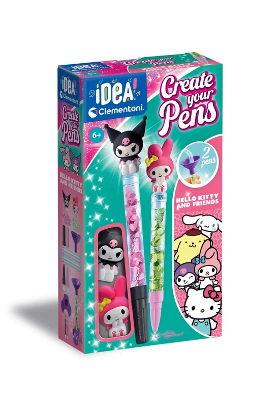 Kūrybinis rašiklių gamybos rinkinys „Hello Kitty and Friends“, 2 vnt.