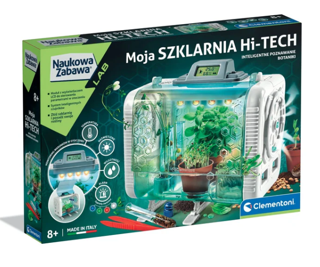 Šiltnamis clementoni 50915 su jutikliais ir lcd ekranu