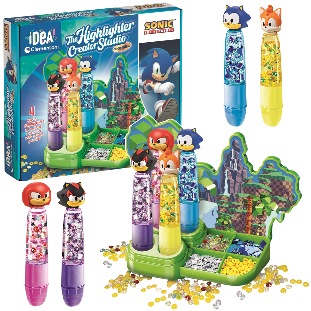 Kūrybinis žymeklių gamybos rinkinys „Sonic“, 4 vnt.