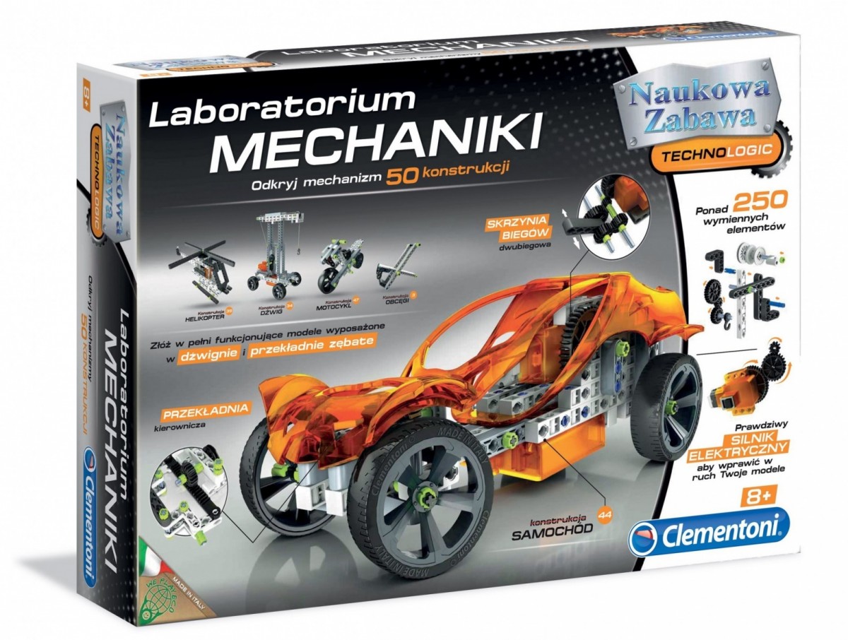 Konstruktorius clementoni labaratory mechanics