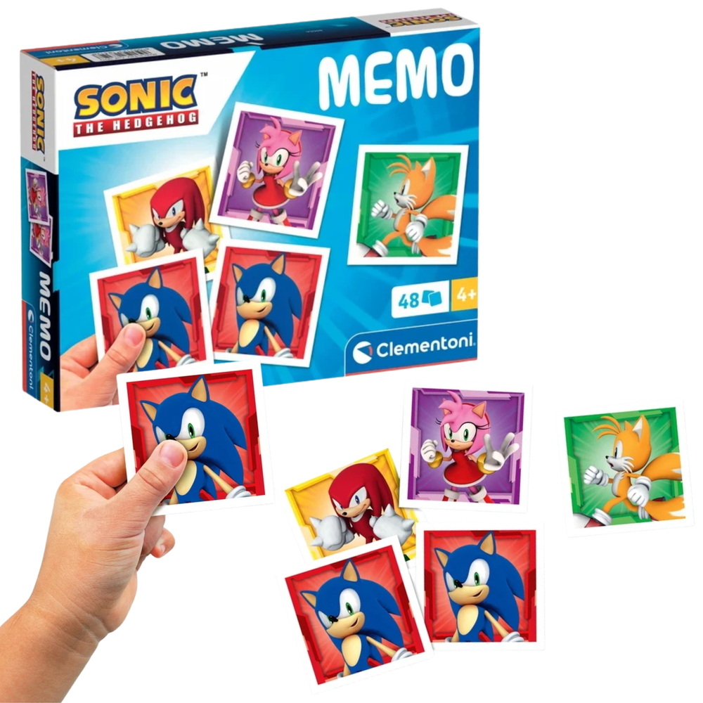 Atmiņas spēle "Sonic", 48 kartes