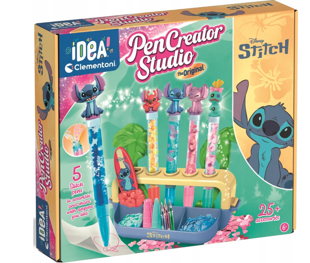 Rašiklių gaminimo rinkinys clementoni disney stitch 18218
