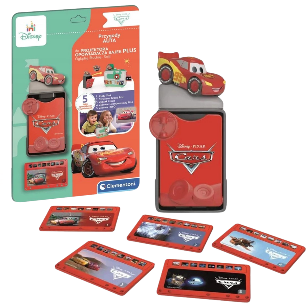 Projektoriaus pasakojimų rinkinys „Cars“, lenkų kalba
