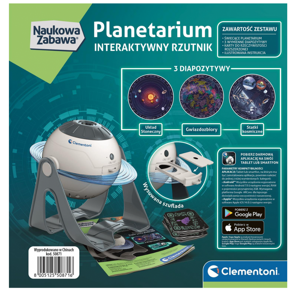 Planetariumas projektorius Clementoni 50871 2
