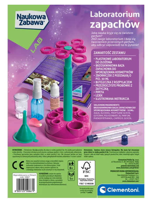 Kvapų laboratorija vaikams clementoni 50867 3