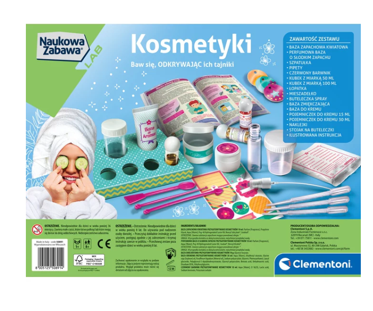 Kosmetikos laboratorija vaikams clementoni 50891