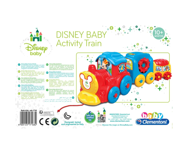 Traukinukas kūdikiams disney mickey mouse clementoni 17168