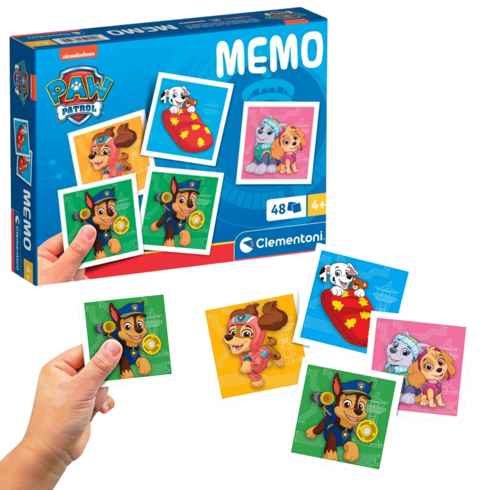 Atminties žaidimas „PAW Patrol“ su 48 kortelėmis