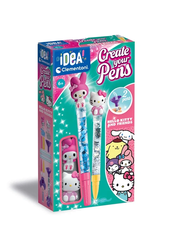 Kūrybinis rašiklių gaminimo rinkinys „Hello Kitty and Friends“, 2 vnt.