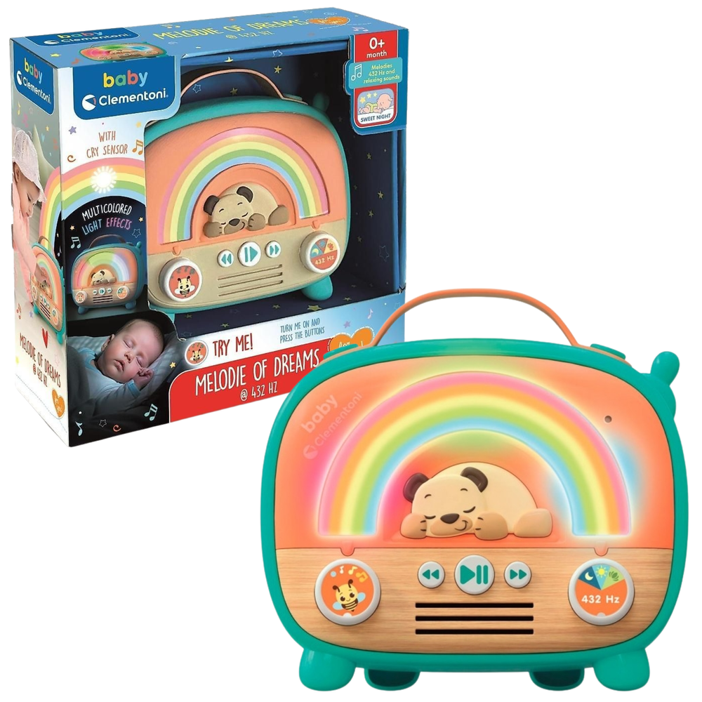 Muzikinis žaislas Clementoni Sleep Melodies Radio su verksmo jutikliu