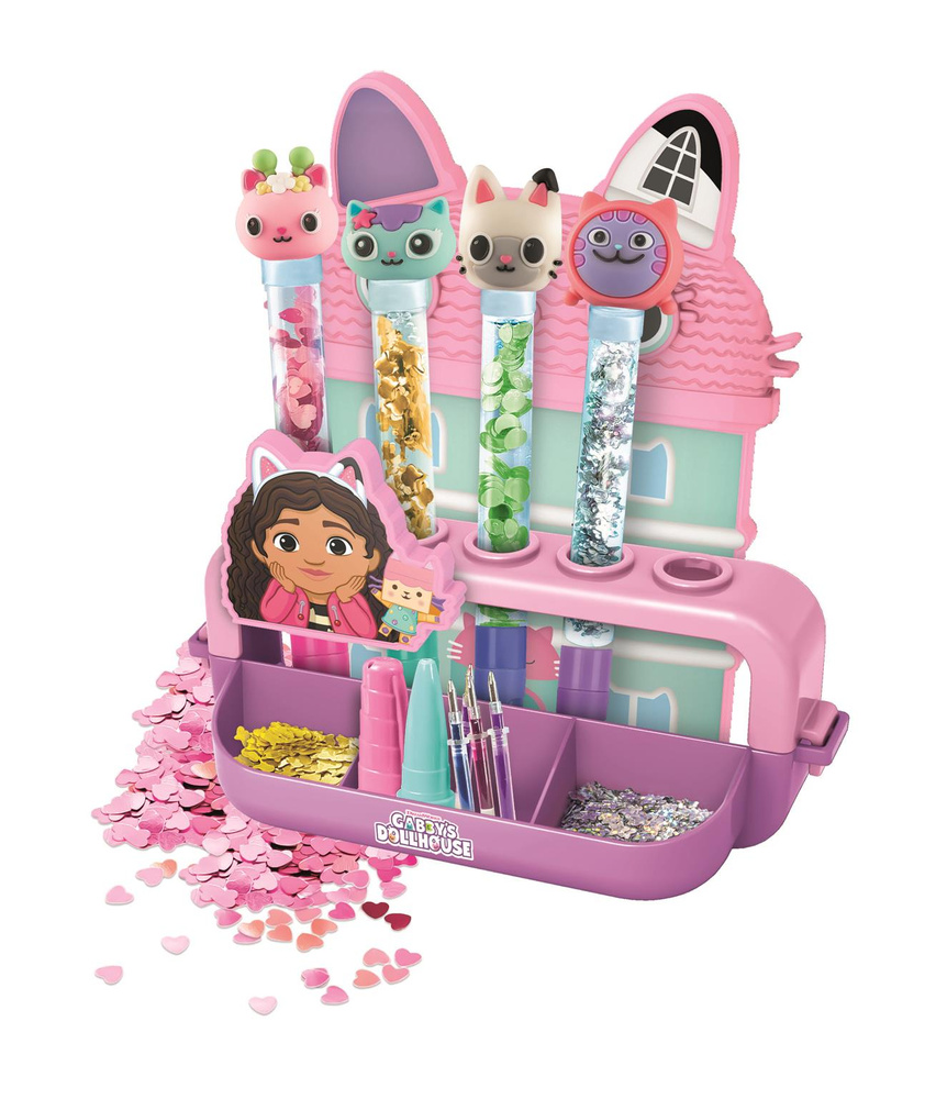 Rašiklių kūrimo rinkinys vaikams clementoni gabby’s dollhouse, 18214 1