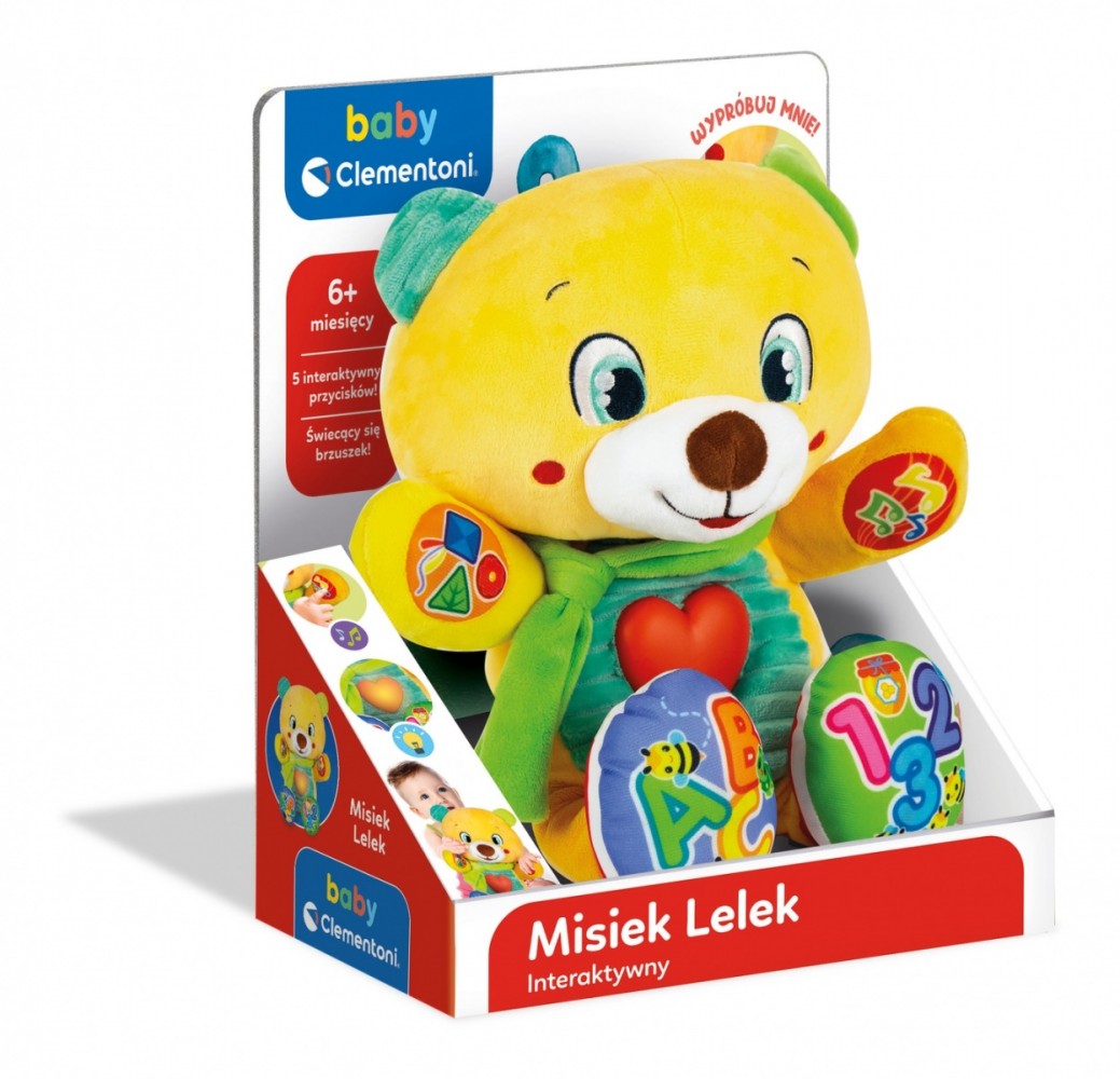 Interaktyvus meškiukas baby clementoni, 50704