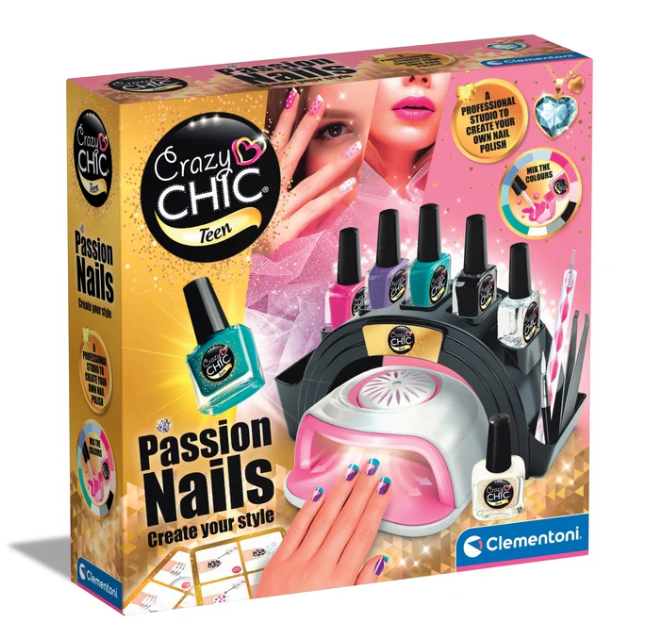 Manikiūro rinkinys Clementoni Crazy Chic 50852 vaikams nuo 8 metų