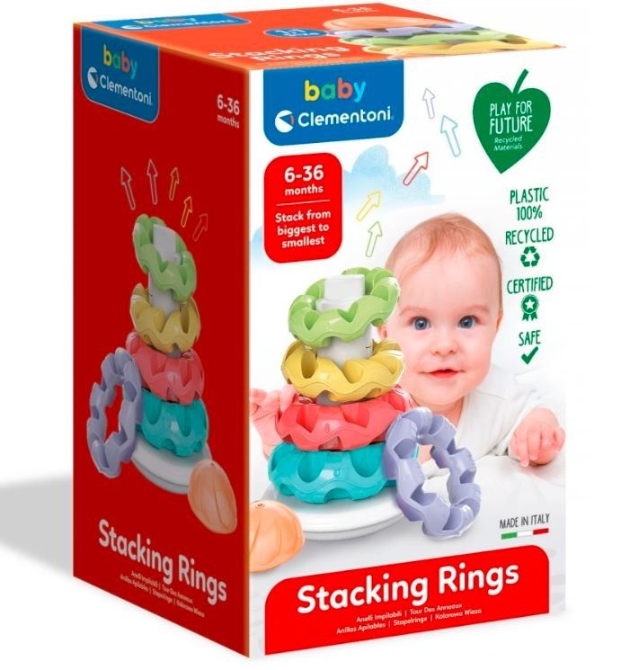 Piramidė Clementoni Baby Spalvingas bokštas