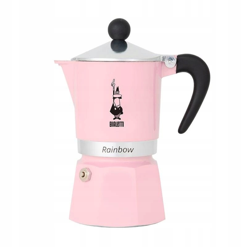 "Bialetti" - Vaivorykštinis rožinis "Primavera" 3 puodeliai