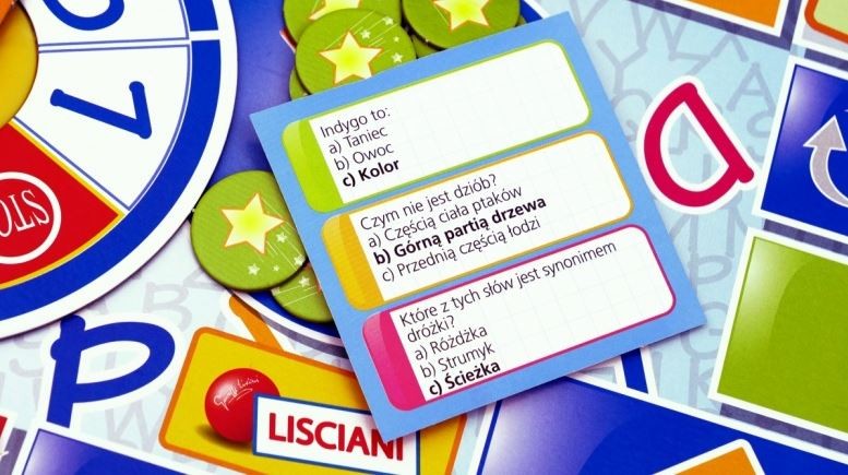 Stalo žaidimas liscianigiochi mały geniusz, quiz jezyk, pl