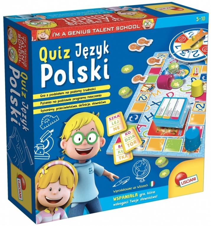 Stalo žaidimas liscianigiochi mały geniusz, quiz jezyk, pl