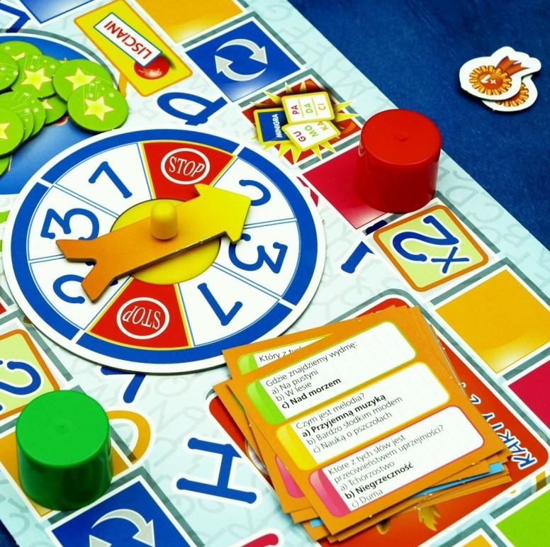 Stalo žaidimas liscianigiochi mały geniusz, quiz jezyk, pl