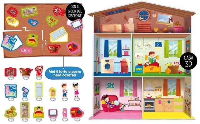 Edukacinis žaidimas lisciani: montessori maxi - mano namai