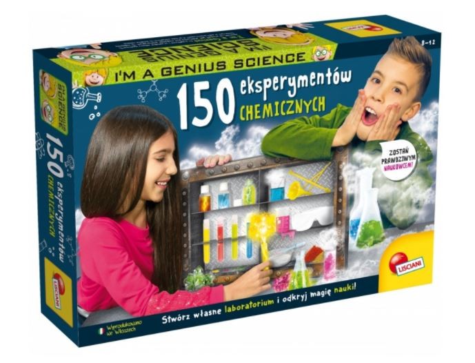 Lisciani: aš esu genijus - 150 cheminių eksperimentų