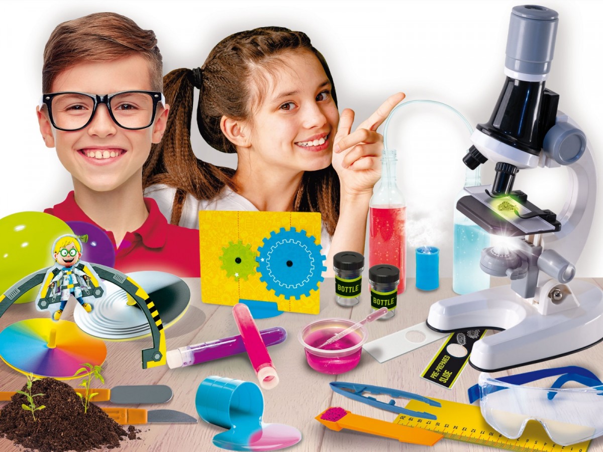 Edukacinis rinkinys lisciani genius science kit laboratorija