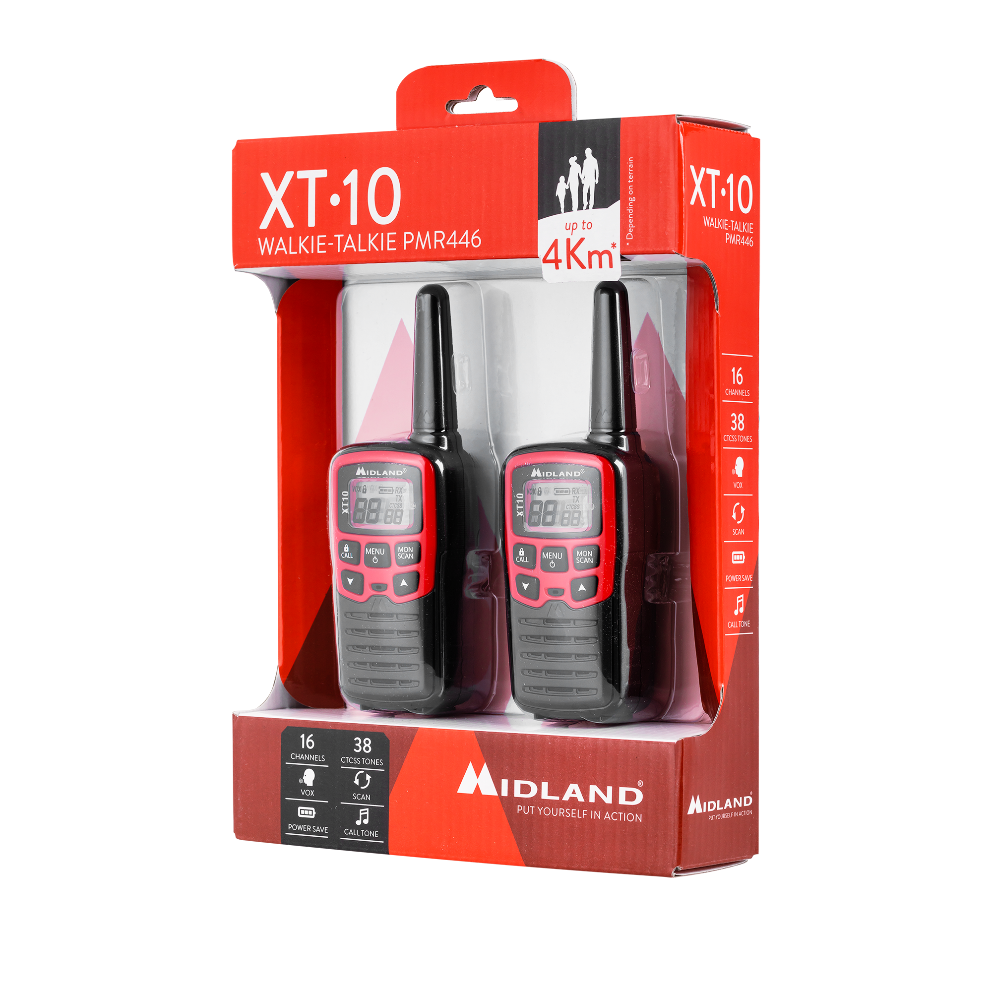 rankiniai pmr radijo imtuvai midland xt10