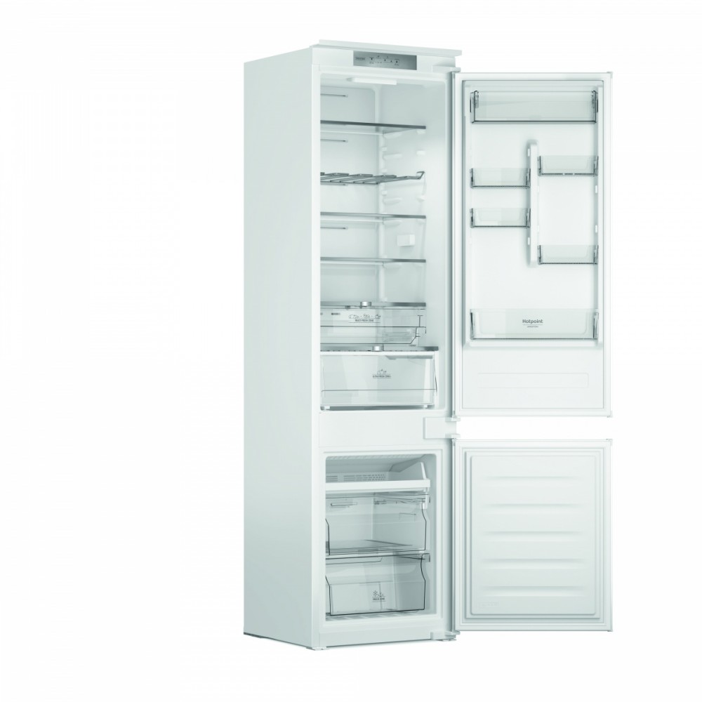 Įmontuojamas, šaldytuvas su šaldikliu apačioje, įmontuojamas šaldytuvas hotpoint hac20 t323, rankinis atitirpinimas